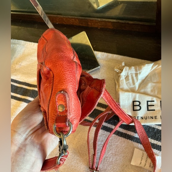 NWT Bed Stu Priscilla Crossbody Belt Bag Clutch Indie Red DD Retail $198 - Picture 11 of 15